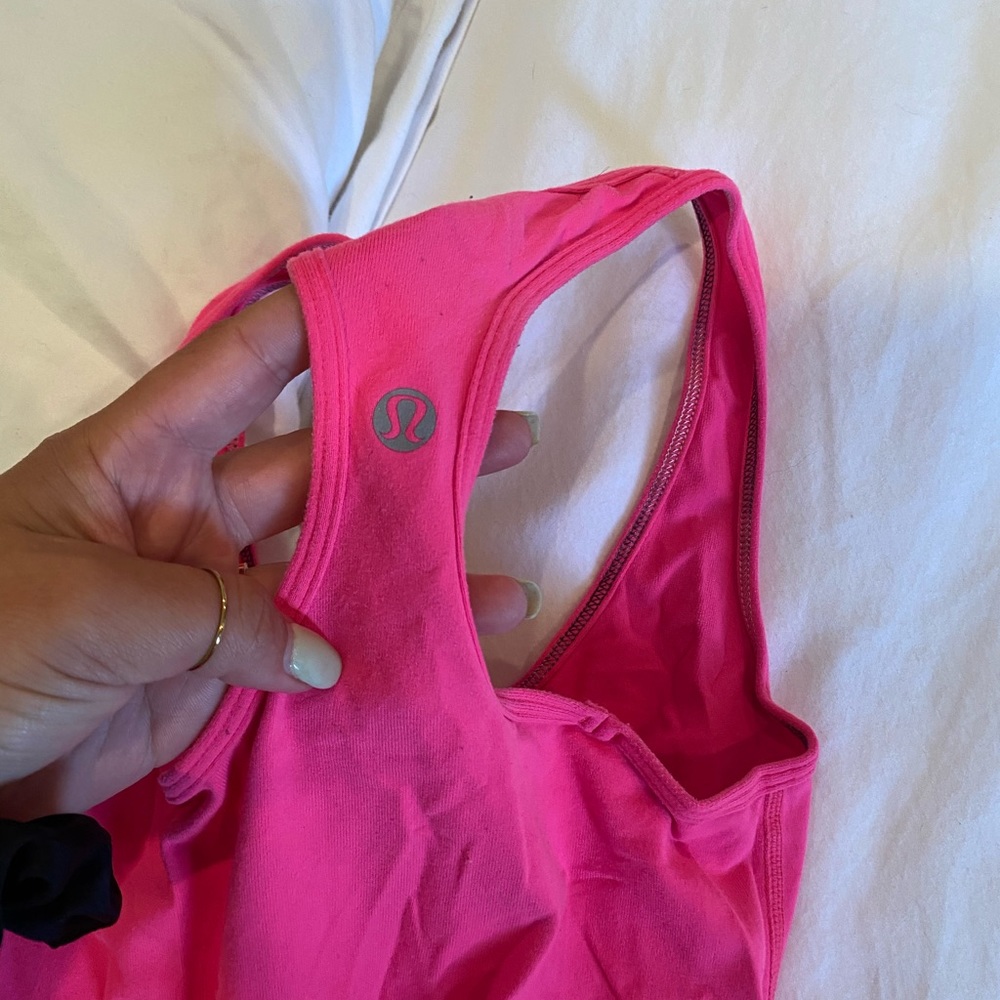 Lululemon Zipper front cool racer back RARE - Picture 3 of 5